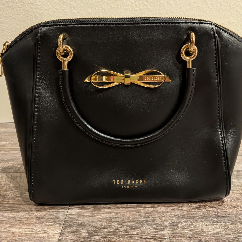 Ted Baker Black Leather Handbag